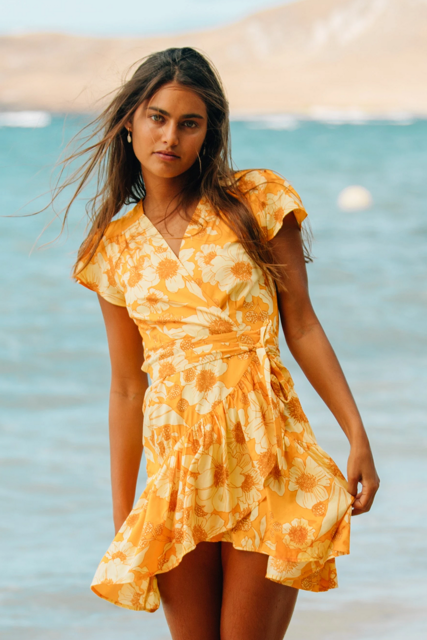 coast orange dress