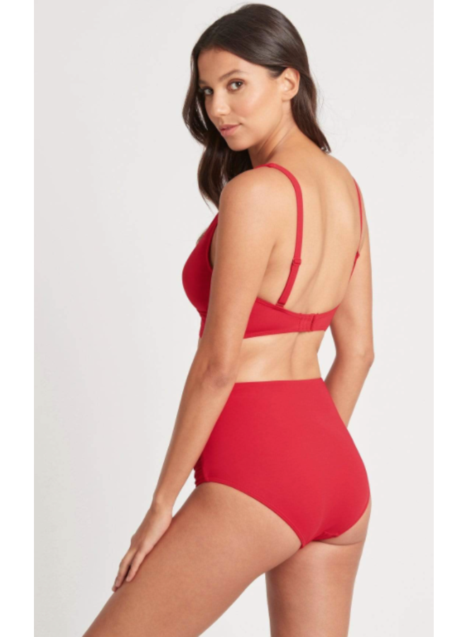 Cross Front Multifit Top Red
