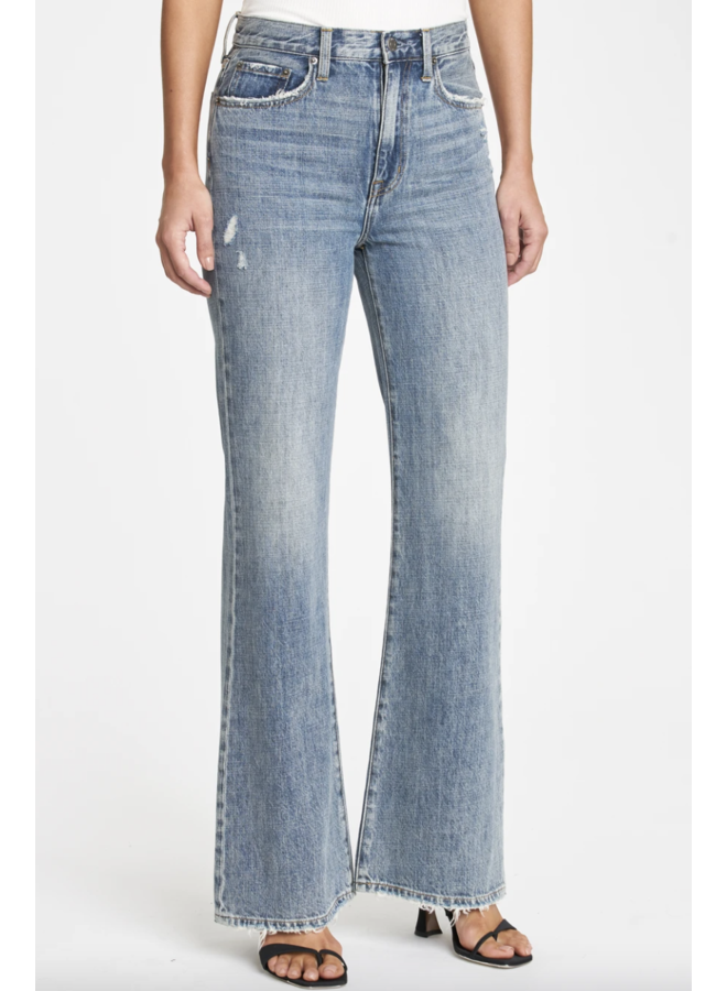 Stevie High Rise Relaxed Flare Jean Pulse