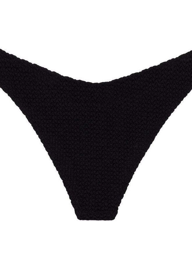 Lulu Bottom Black Crochet