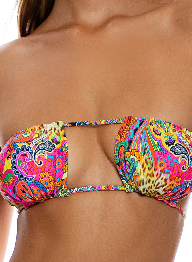 Shore Thing Scrunched Bandeau Multi