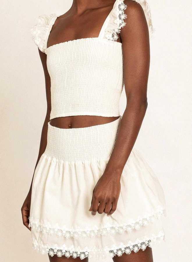 Belle Skirt White