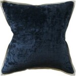 Website Umbria Linen Flange Dark Indigo Pillow 22"