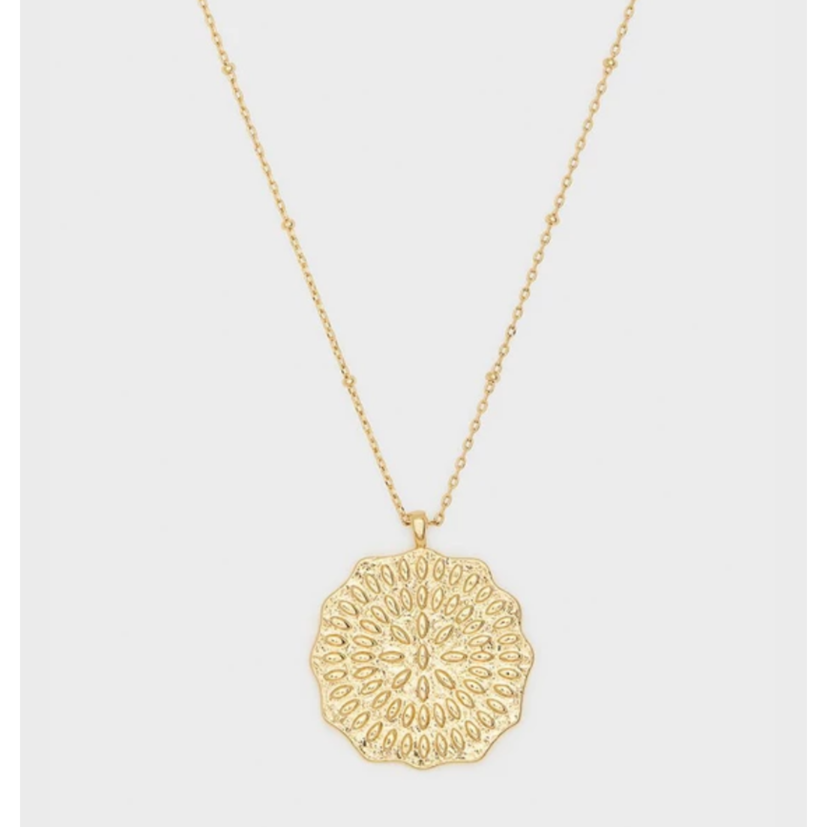 Gorjana Mosaic Coin Necklace - gold
