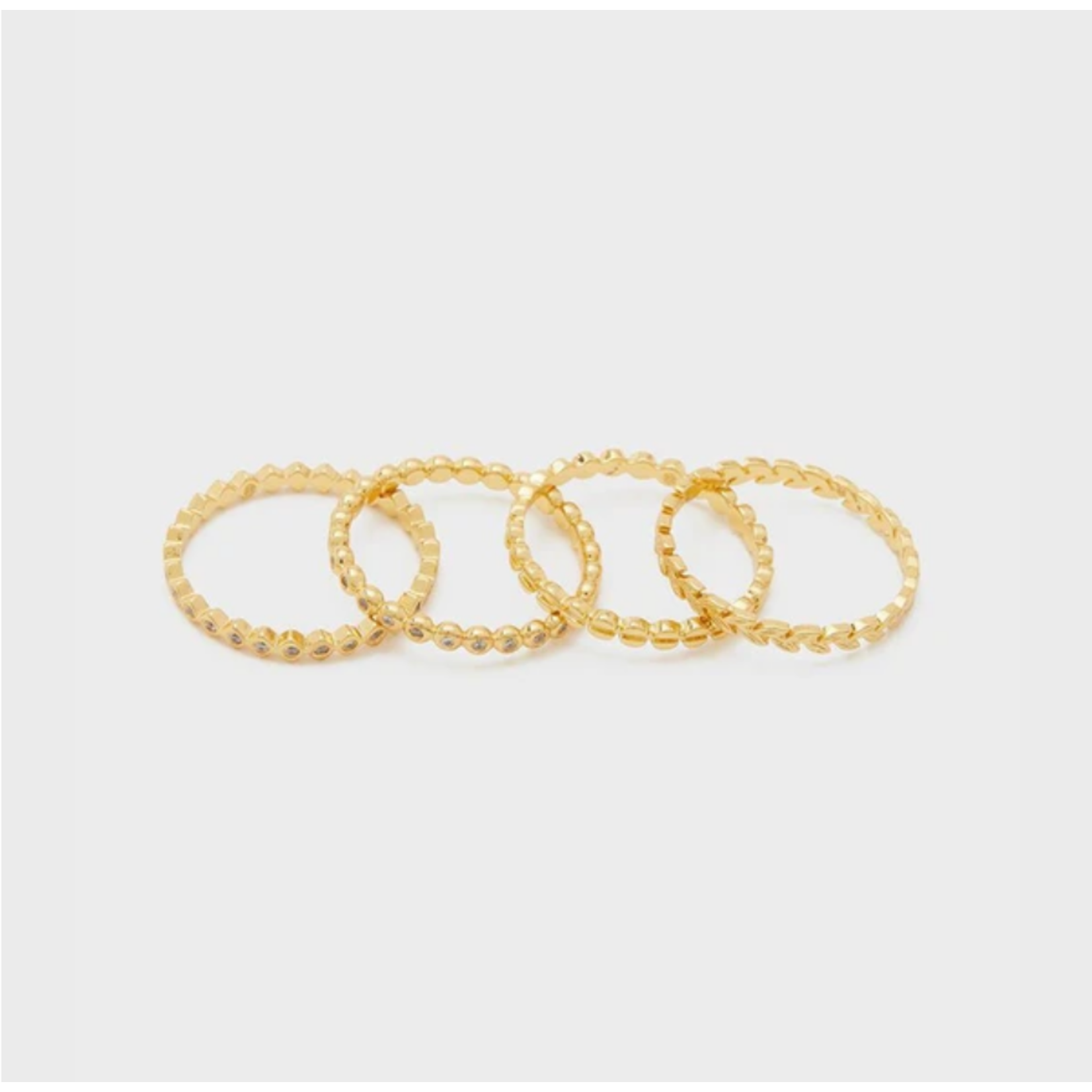 Website Mini Stackable Rings - gold/6