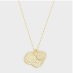Website Ana Coin Pendant Necklace - gold