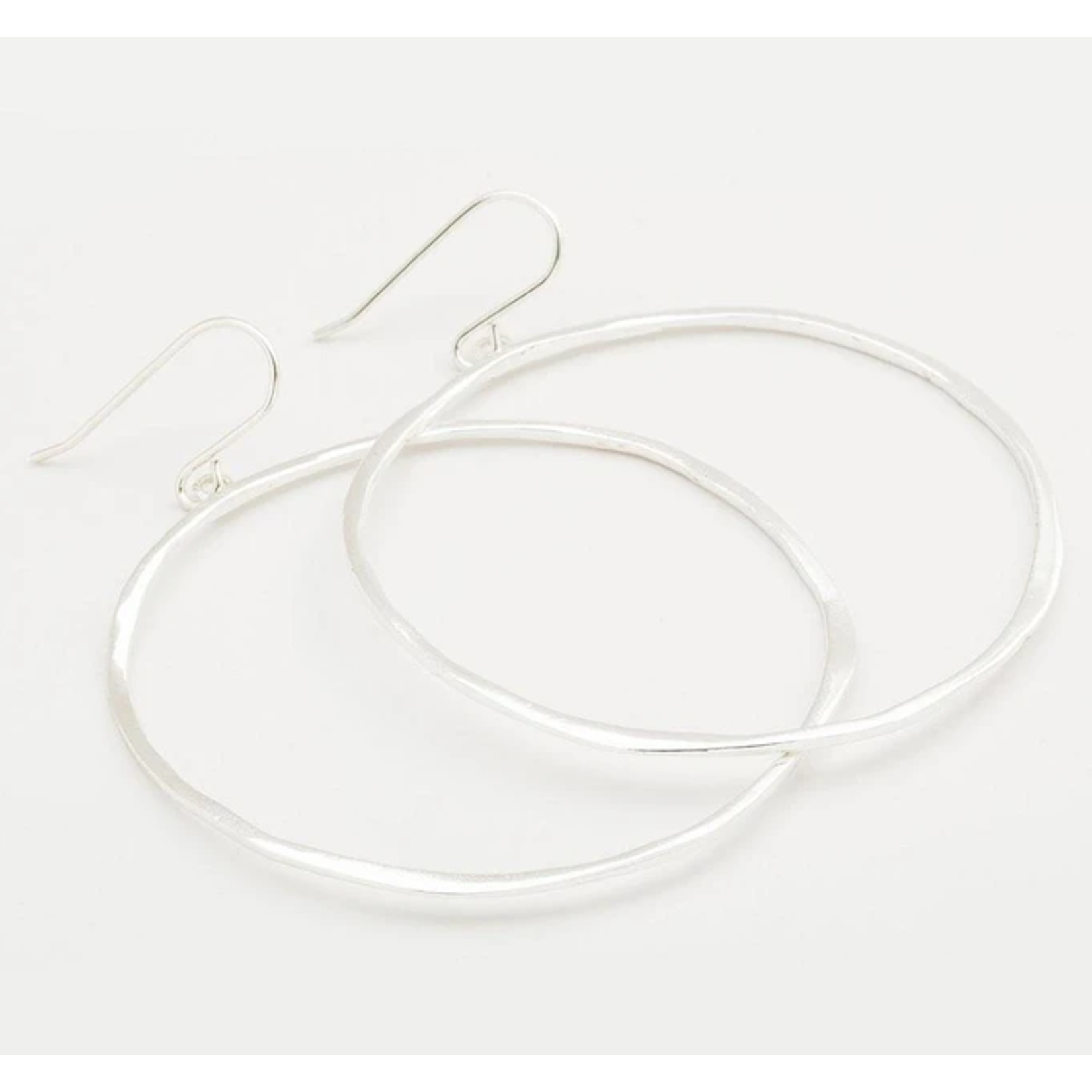 Website G Ring Earrings- Silver