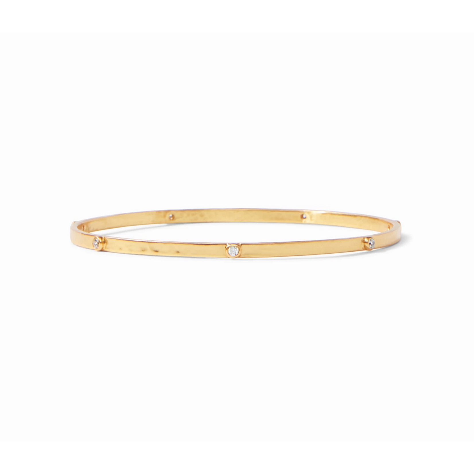 Julie Vos Crescent Bangle CZ - small