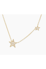 Website Super Star Shimmer Necklace - gold