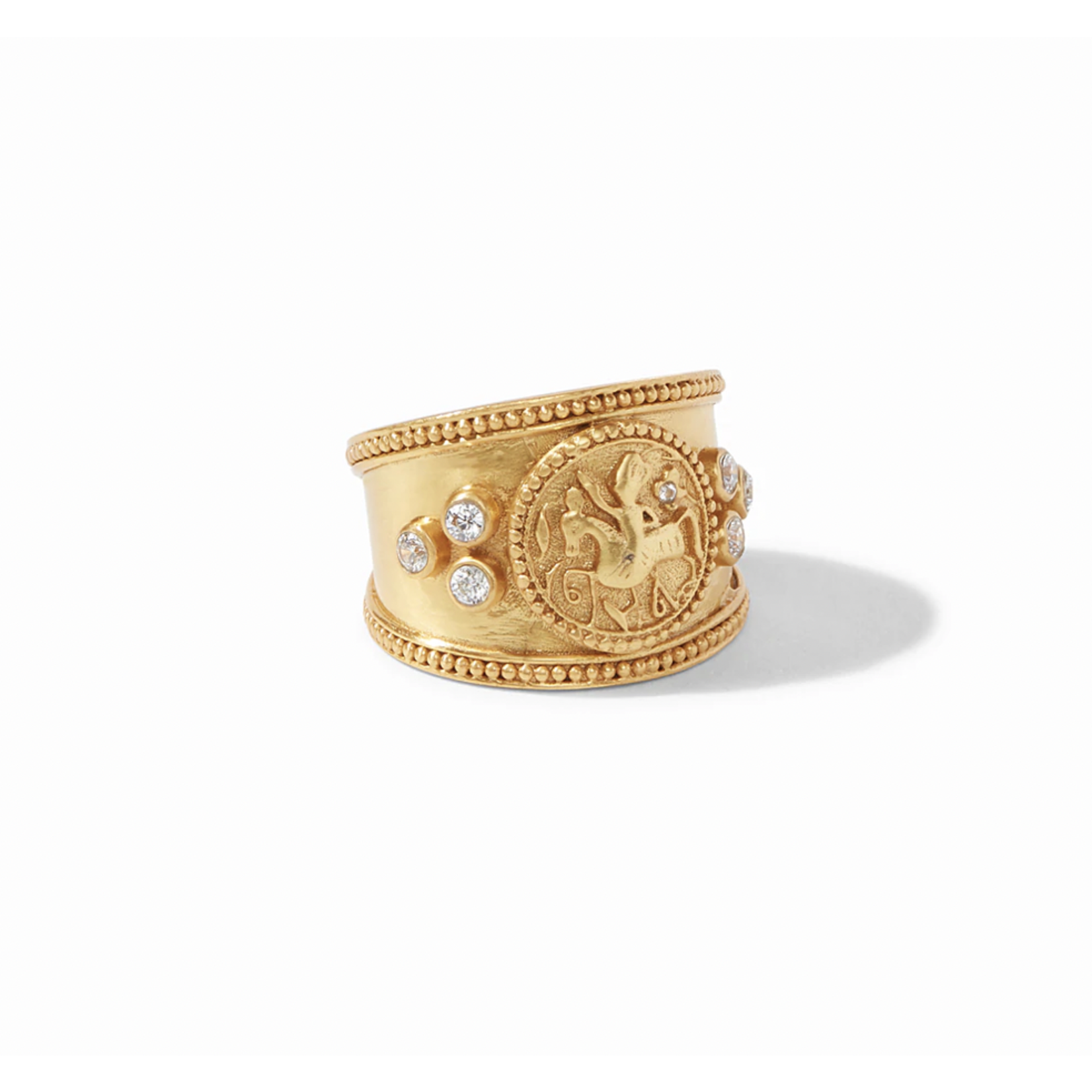 Julie Vos Coin Crest Ring/ 8