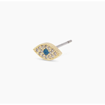 Gorjana Evil Eye Charm Stud - gold