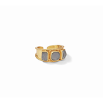 Julie Vos Savoy Ring 6/7 - iridescent charcoal blue