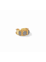 Julie Vos Savoy Ring 6/7 - iridescent charcoal blue