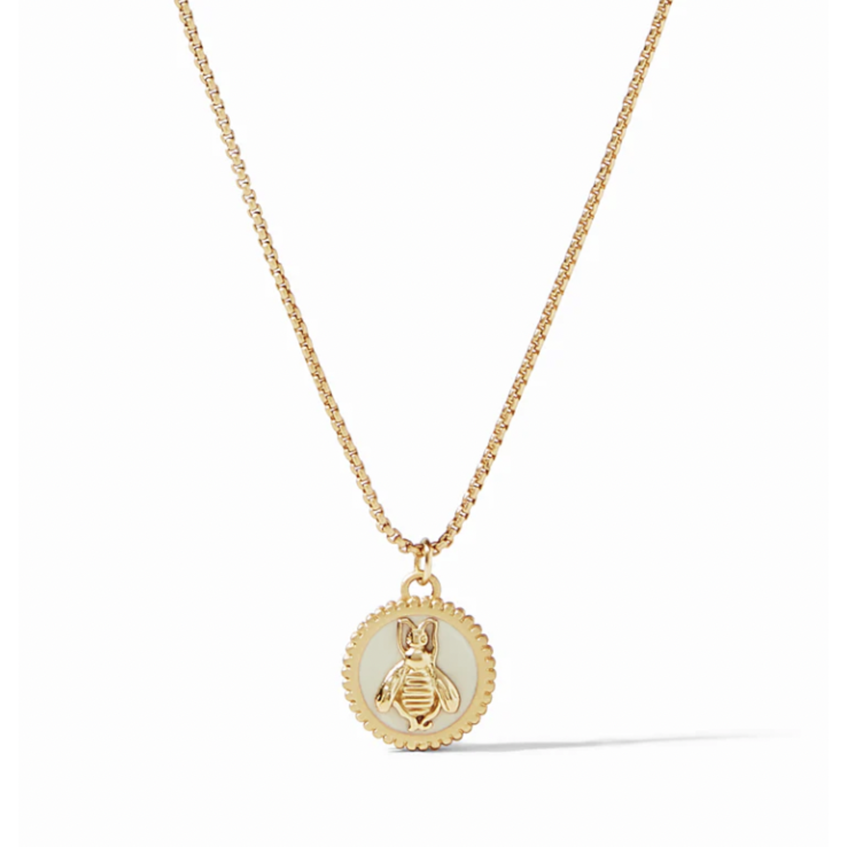 Julie Vos Bee Cameo Delicate Necklace