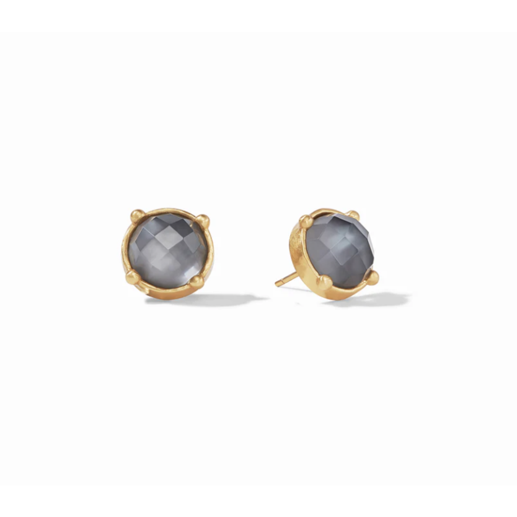 Julie Vos Honey Stud - iridescent charcoal blue