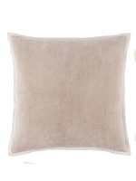 Gehry Velvet/Linen Stone Pillow 22"