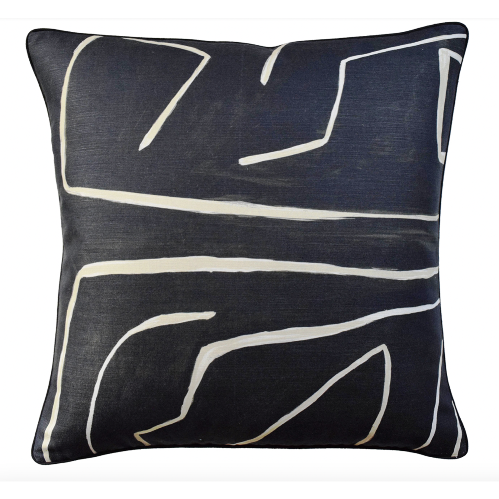 Website Graffito Onyx/Beige Pillow 20"