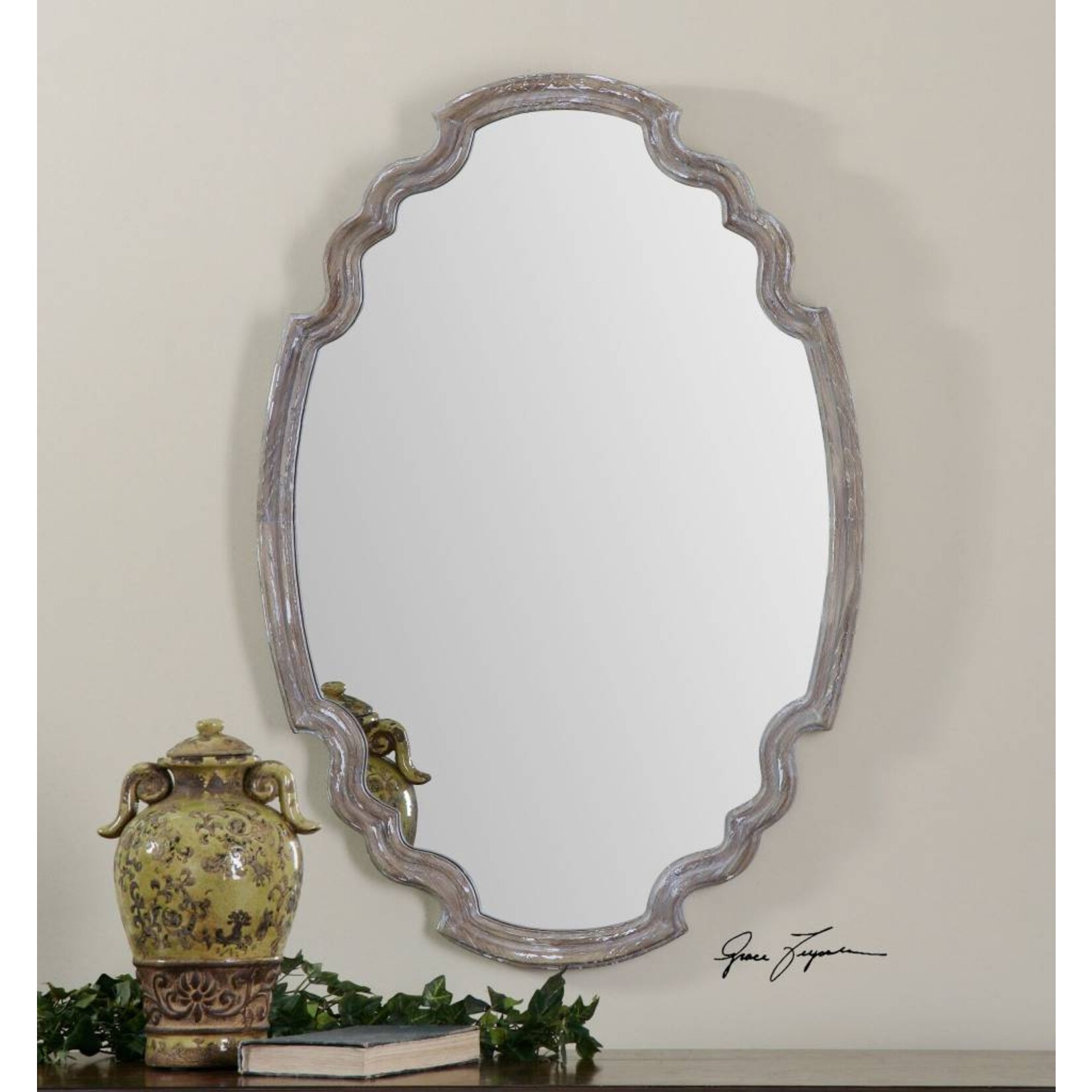 Website *Aged Wood Mirror