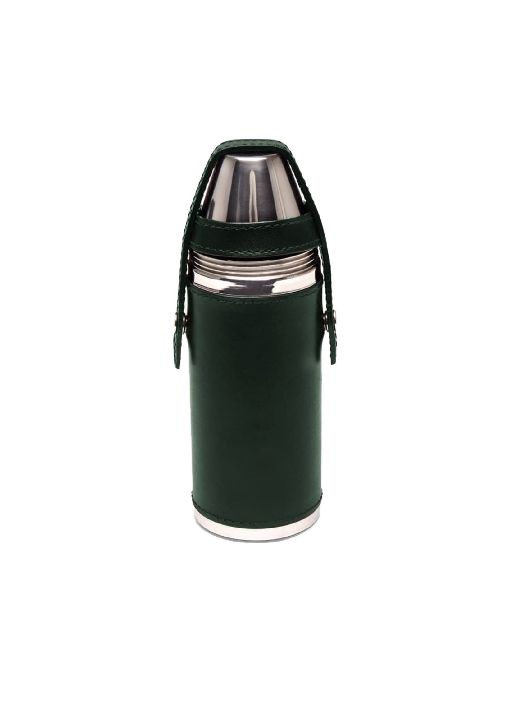 ETTINGER 8OZ HUNTER FLASK WITH 4 CUPS