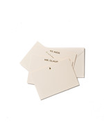 TABOR EMBOSSED STATIONERY SET OF 10