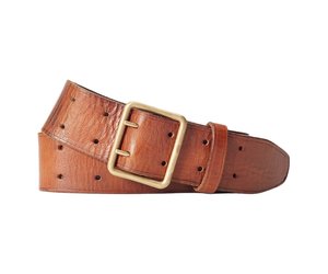 RRL COWHIDE TUMBLED LEATHER BELT