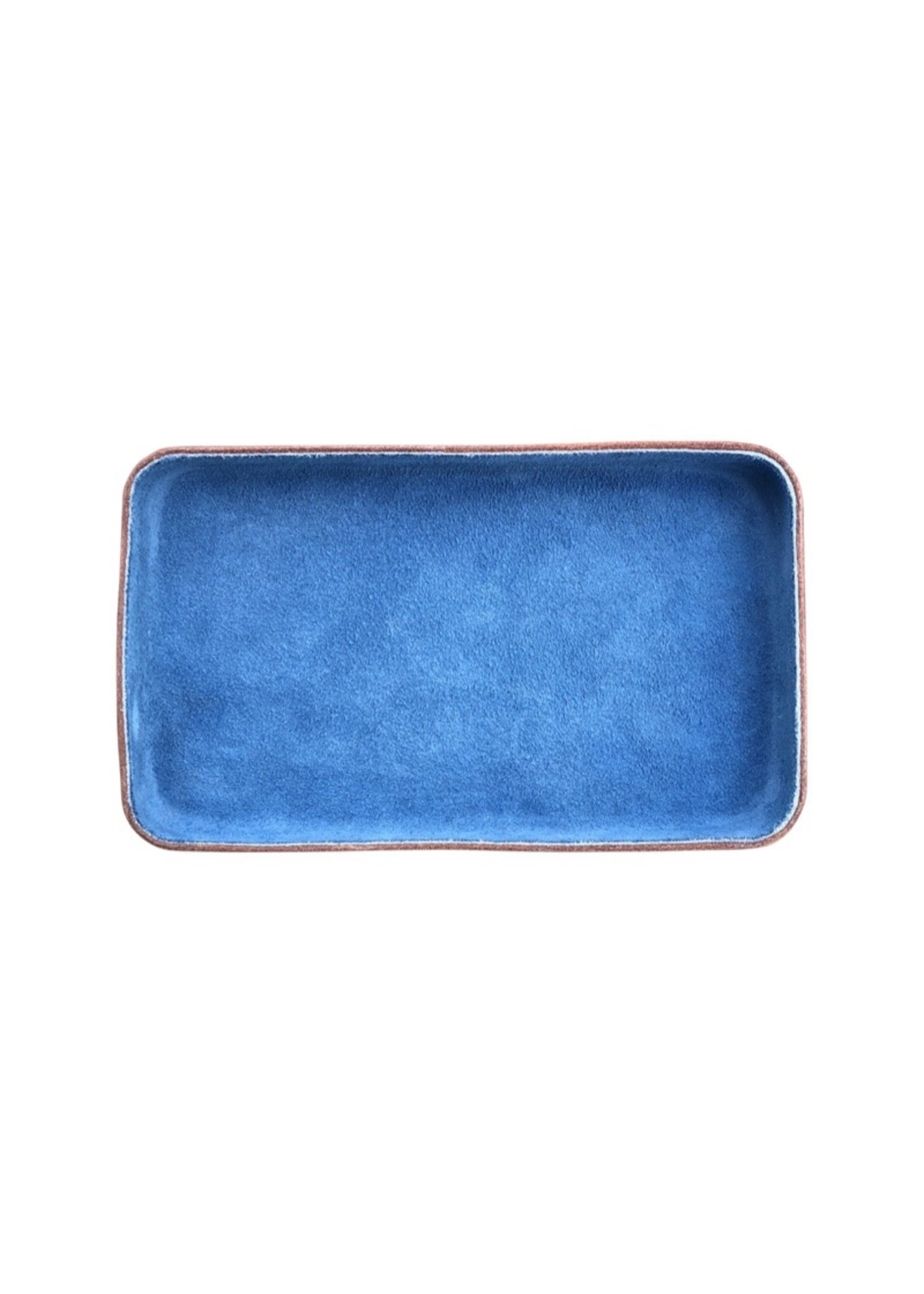 BAR W.R. SUEDED LEATHER TRAY MEDIUM