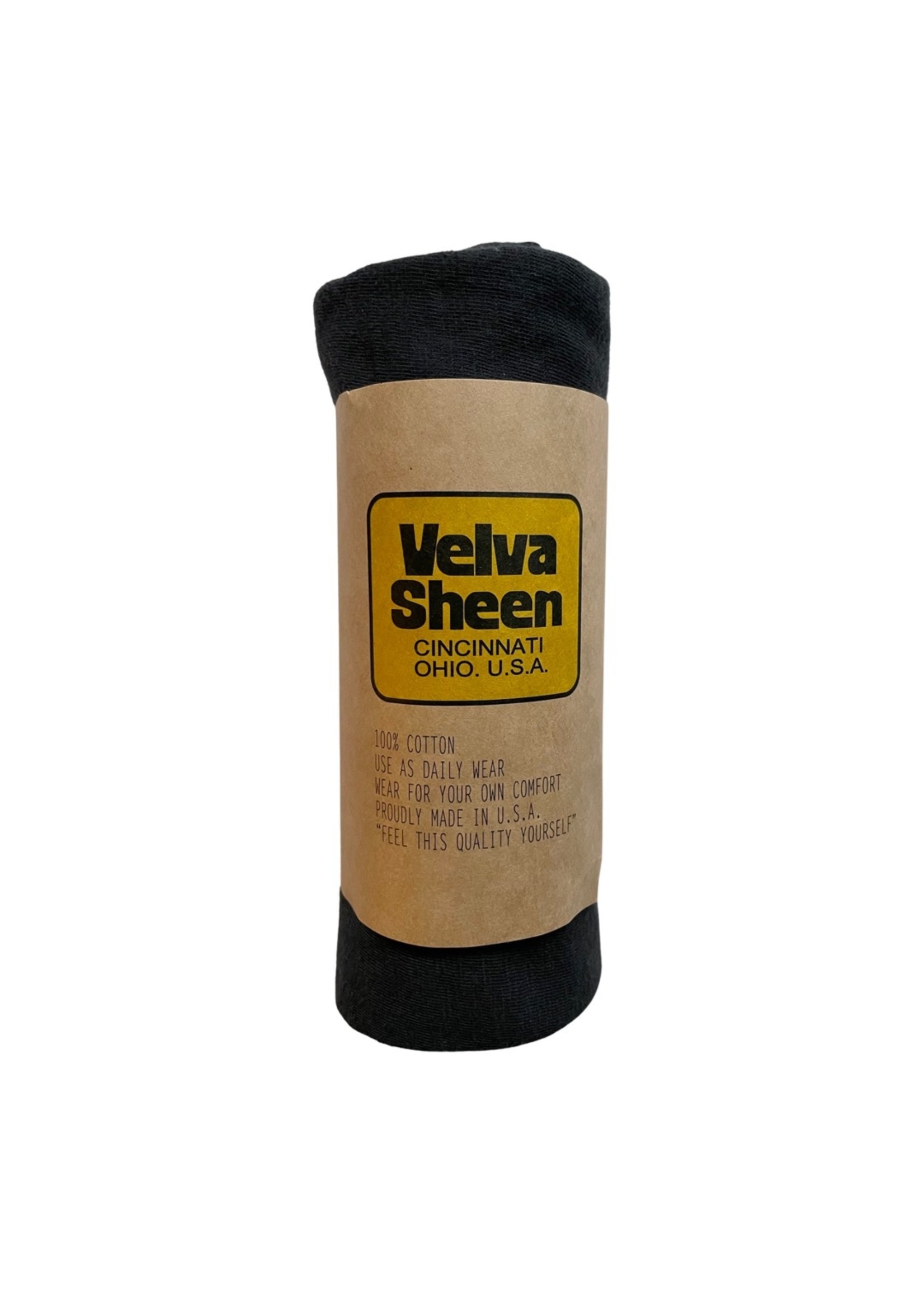 VELVA SHEEN ROLLED TEE