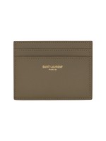 SAINT LAURENT LEATHER CARD CASE