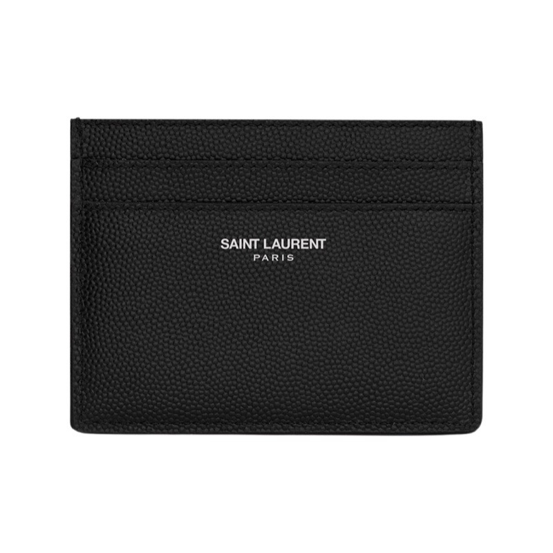 BEIGE SAINT LAURENT BEIGE LEATHER CARDHOLDER (375946BTY0E)