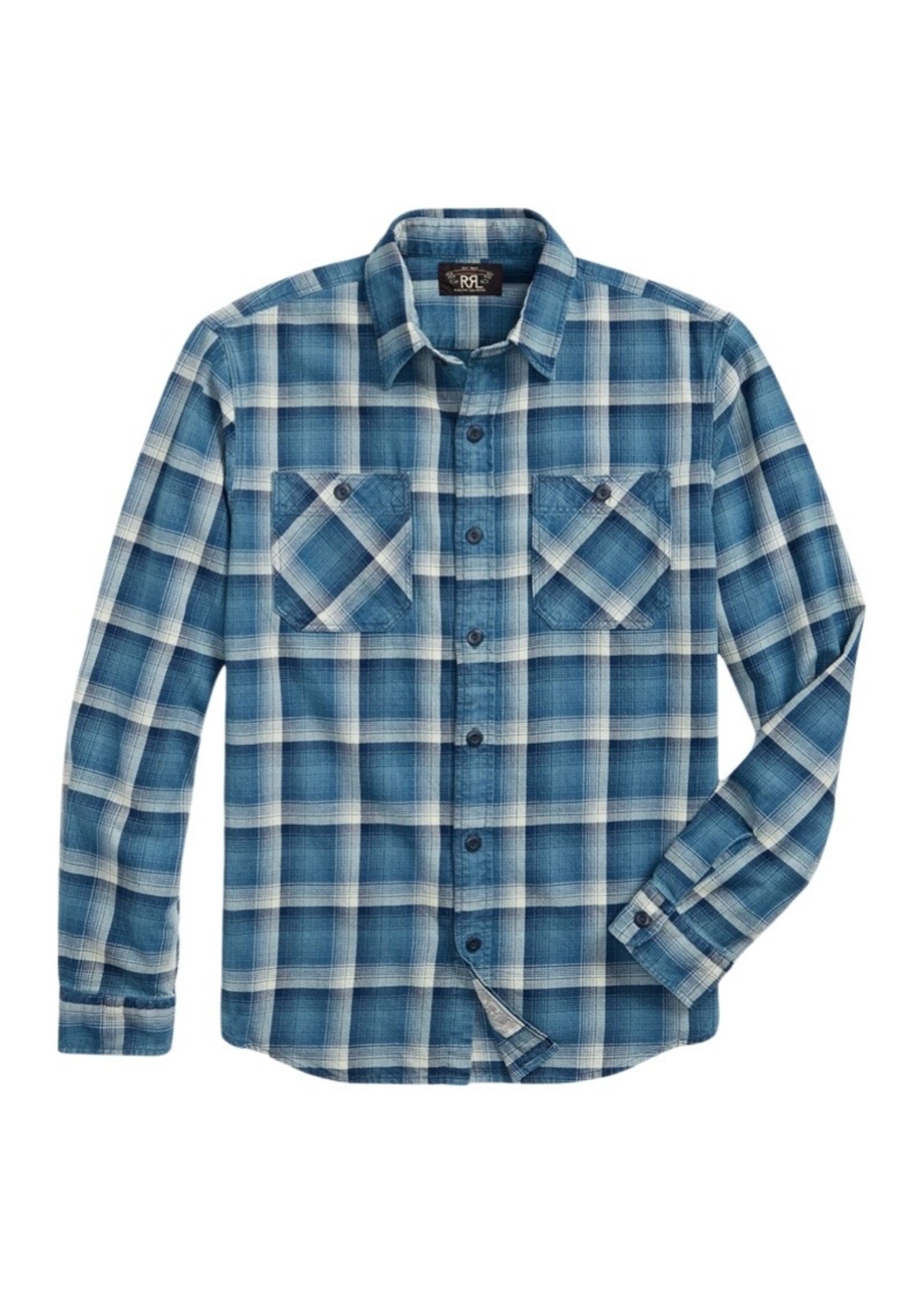 RRL LS CO SHDW PLAID WS - TABOR