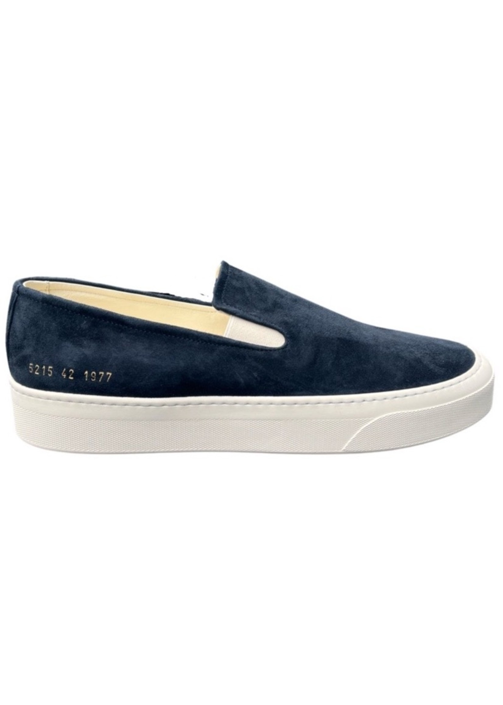 COMMON PROJECTS SUEDE SLIP ON SNEAKER