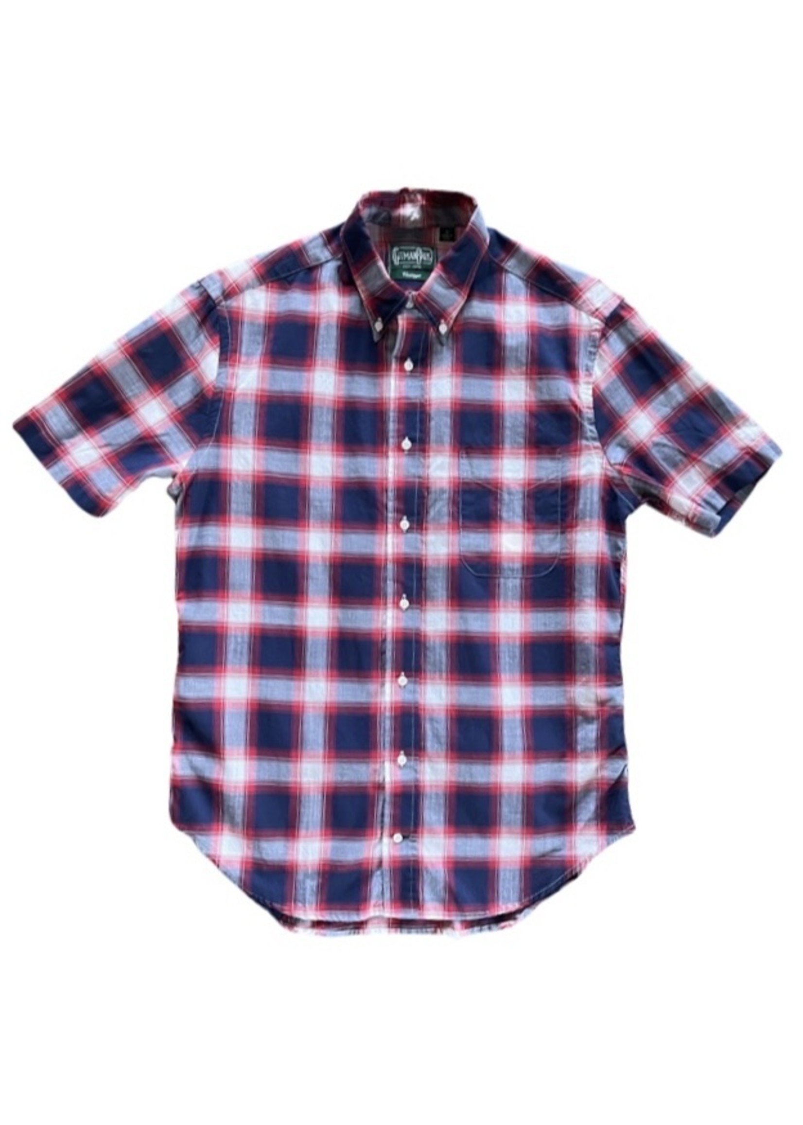 GITMAN BROTHERS ARCHIVE MADRAS BUTTON DOWN SHIRT