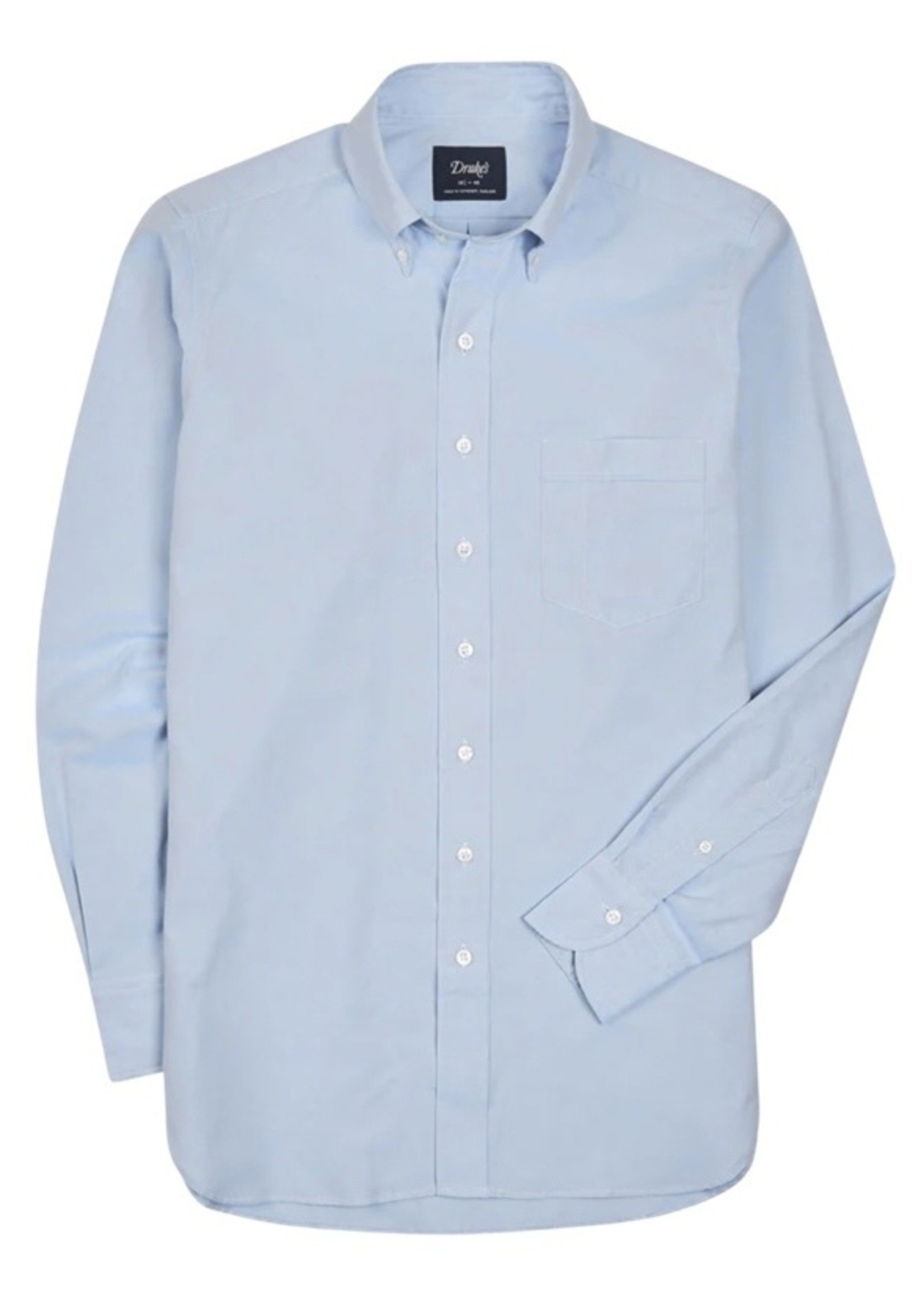 DRAKES PINPOINT OXFORD SHIRT