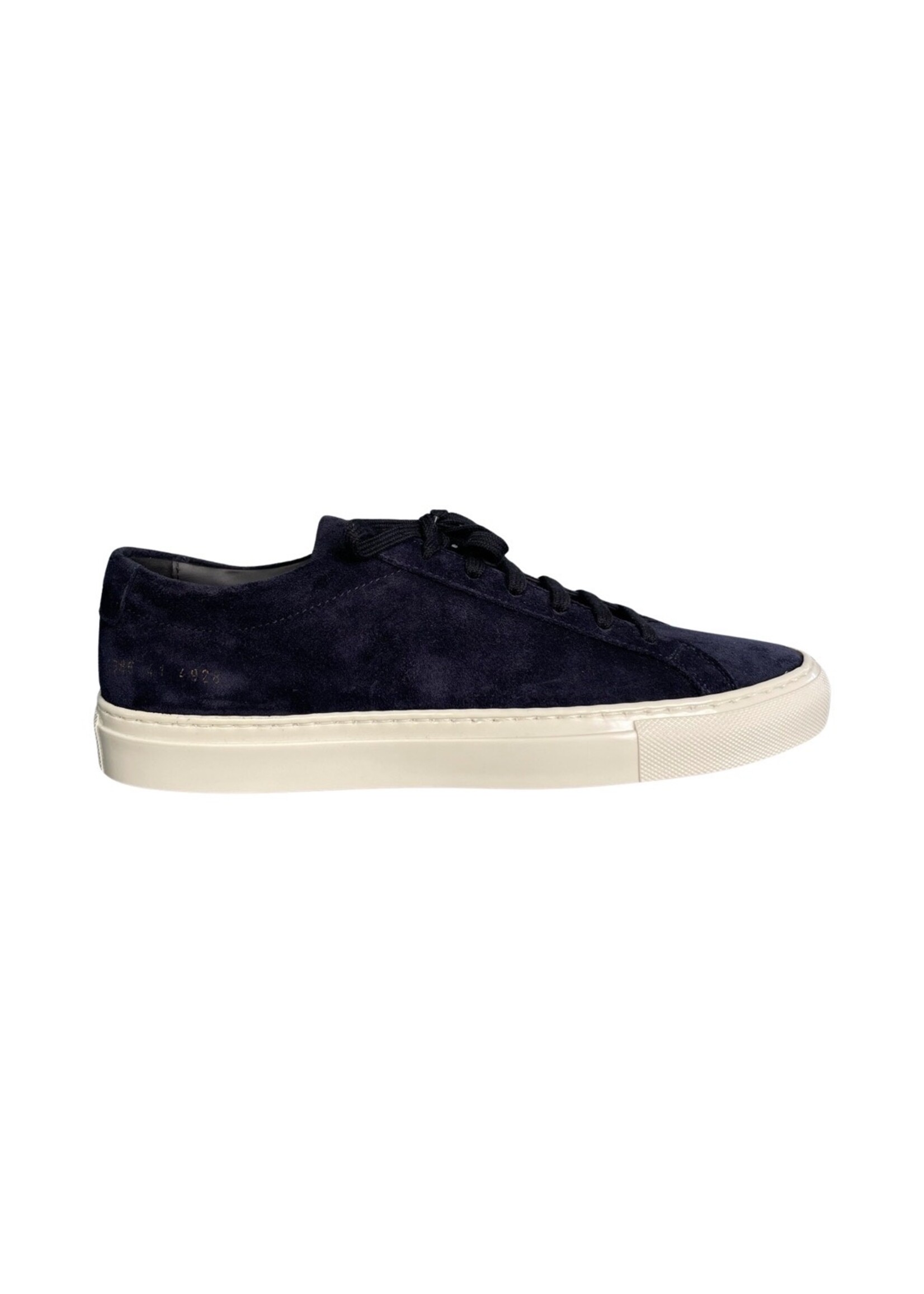 COMMON PROJECTS ACHILLES LOW WAXED SUEDE SNEAKER