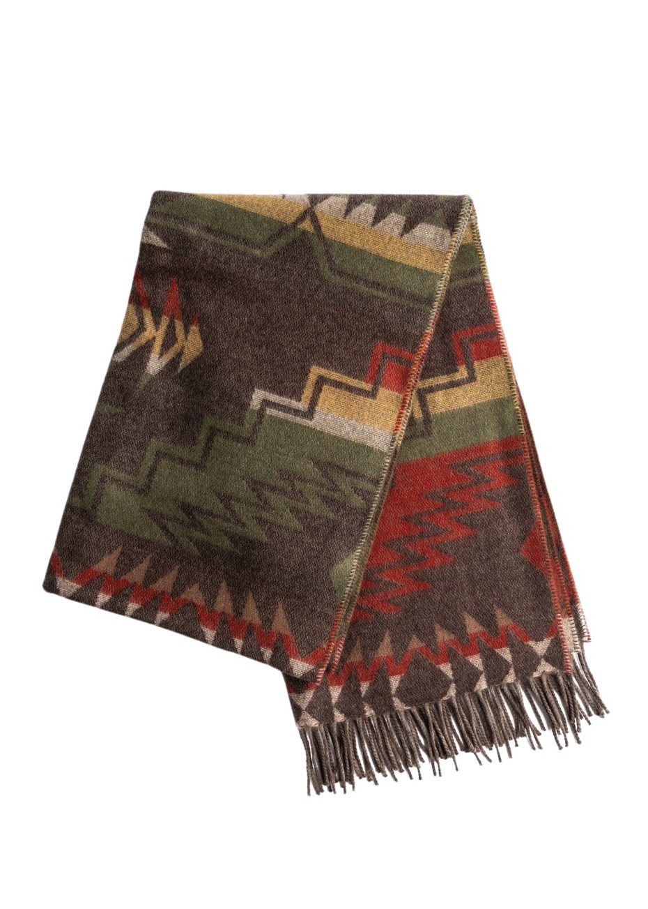 RRL WOOL BLEND MORGAN SCARF - TABOR RRL WOOL BLEND MORGAN SCARF - TABOR