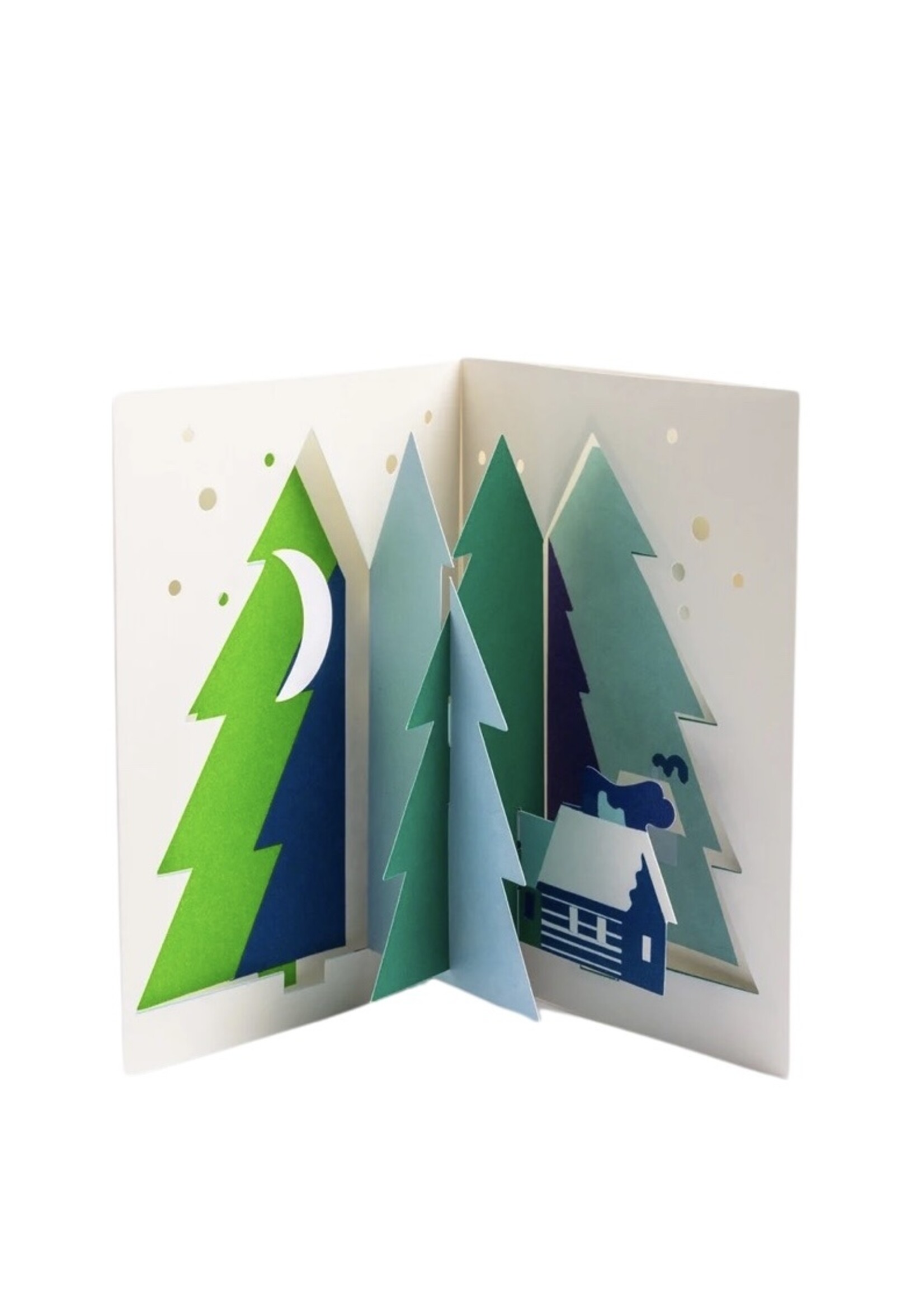 IC DESIGN GERARD LO MONACO WINTER LANDSCAPE POP UP CARD