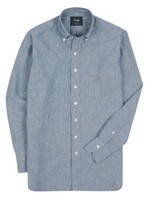 DRAKES CHAMBRAY BUTTON DOWN SHIRT