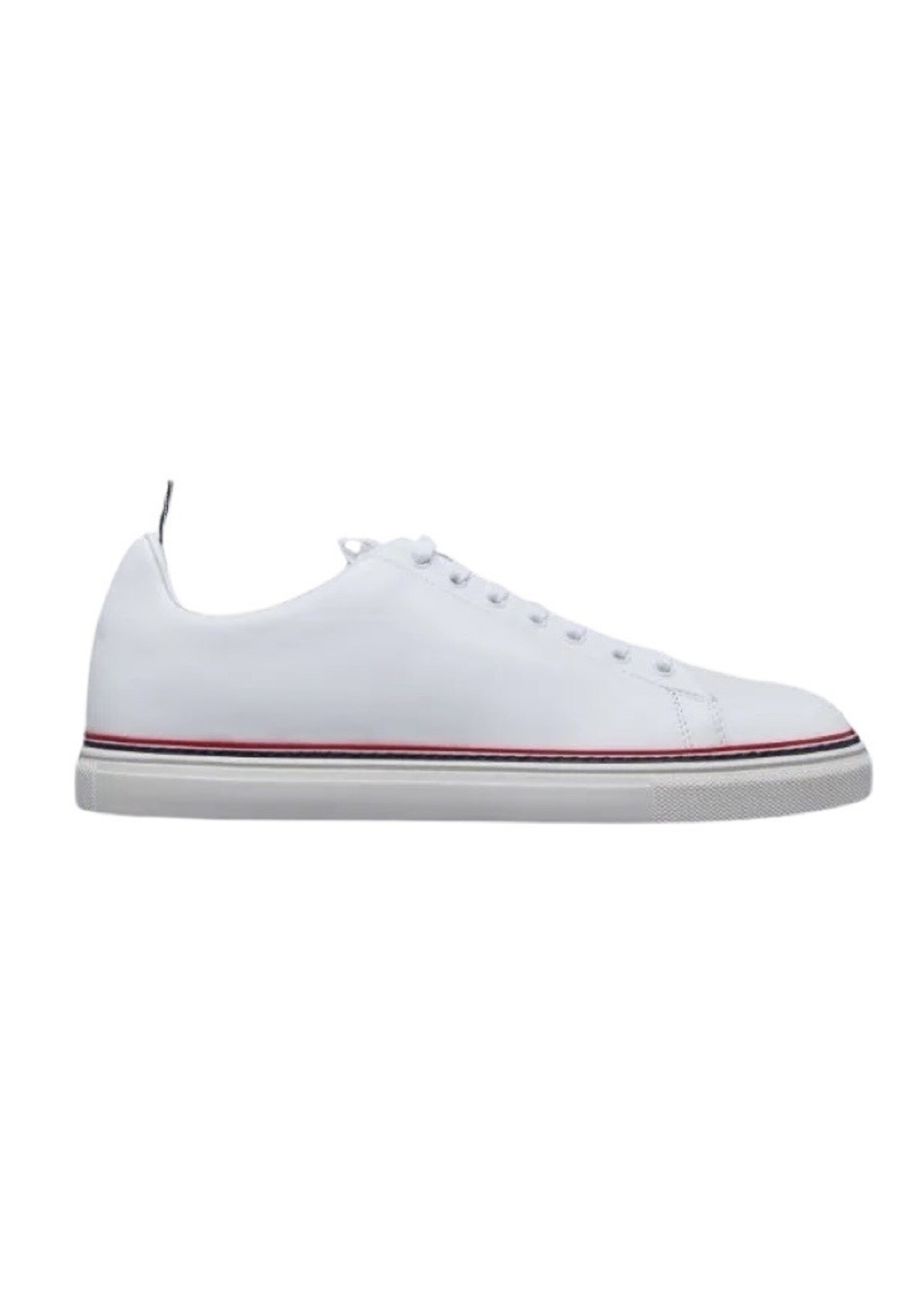 THOM BROWNE VITELLO CALF LEATHER TENNIS SHOE