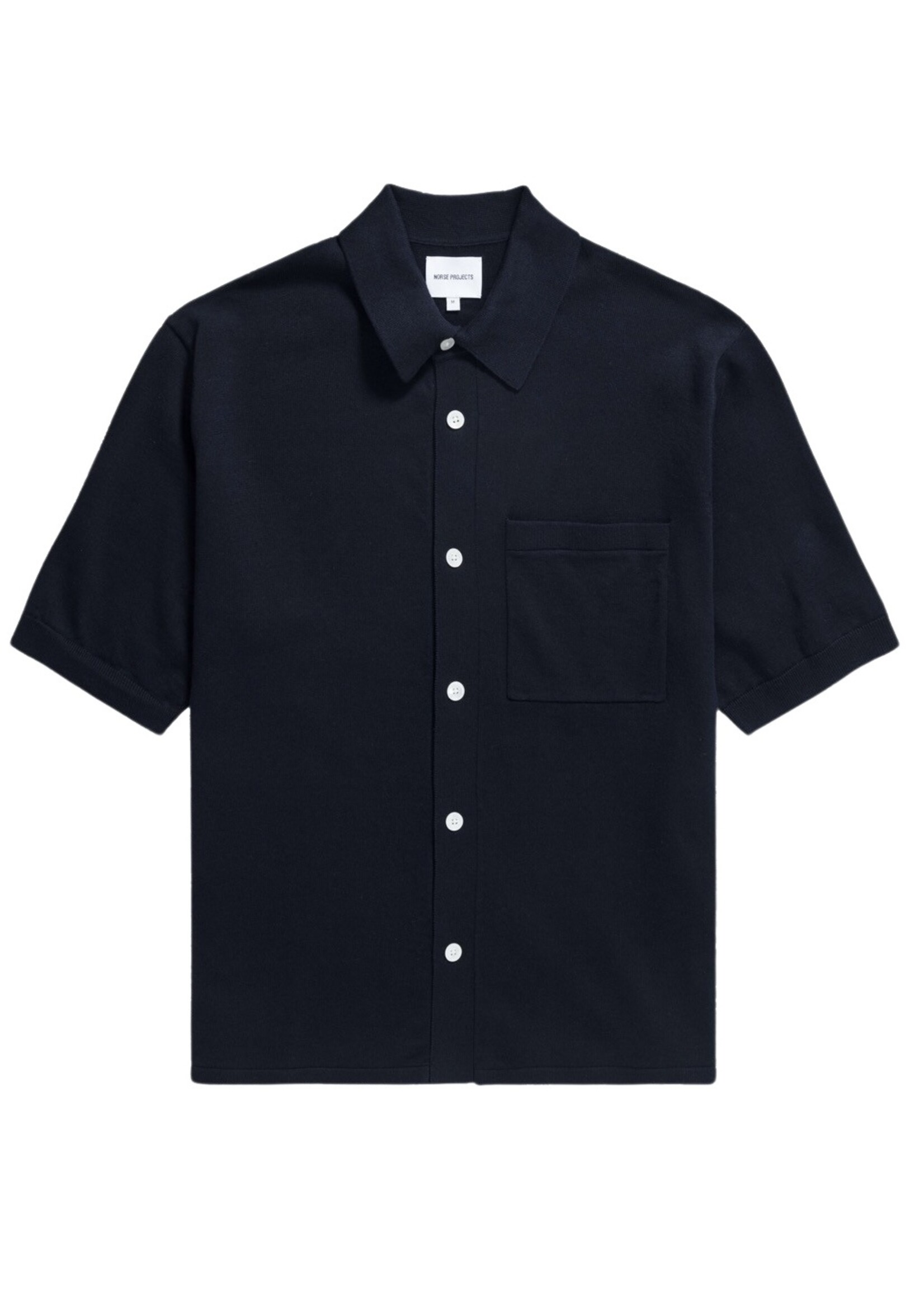 NORSE PROJECTS ROLLO COTTON/LINEN KNIT SHIRT
