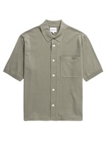 NORSE PROJECTS ROLLO COTTON/LINEN KNIT SHIRT