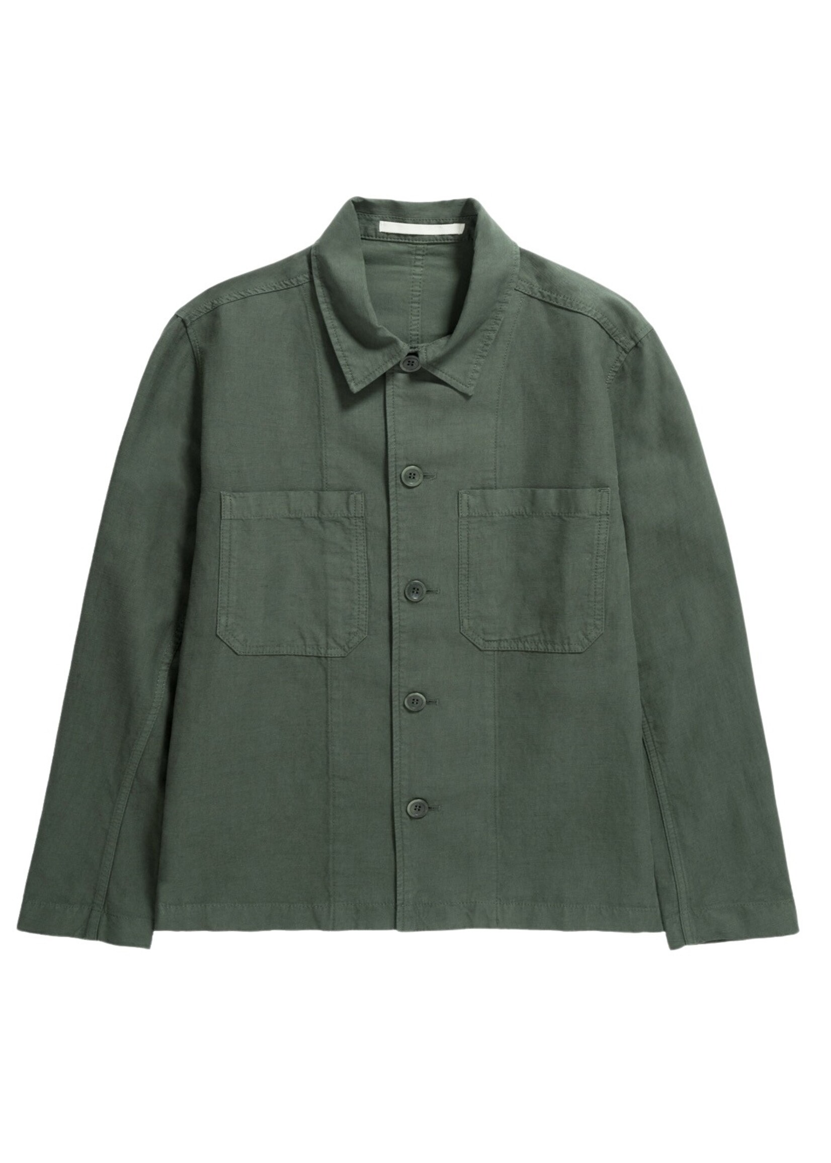 NORSE PROJECTS TYGE COTTON/LINEN OVERSHIRT