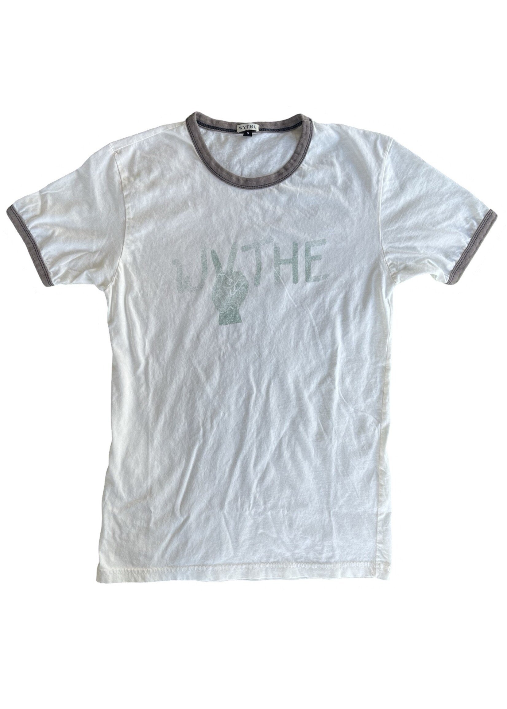 WYTHE COTTON RINGER PRINT TEE