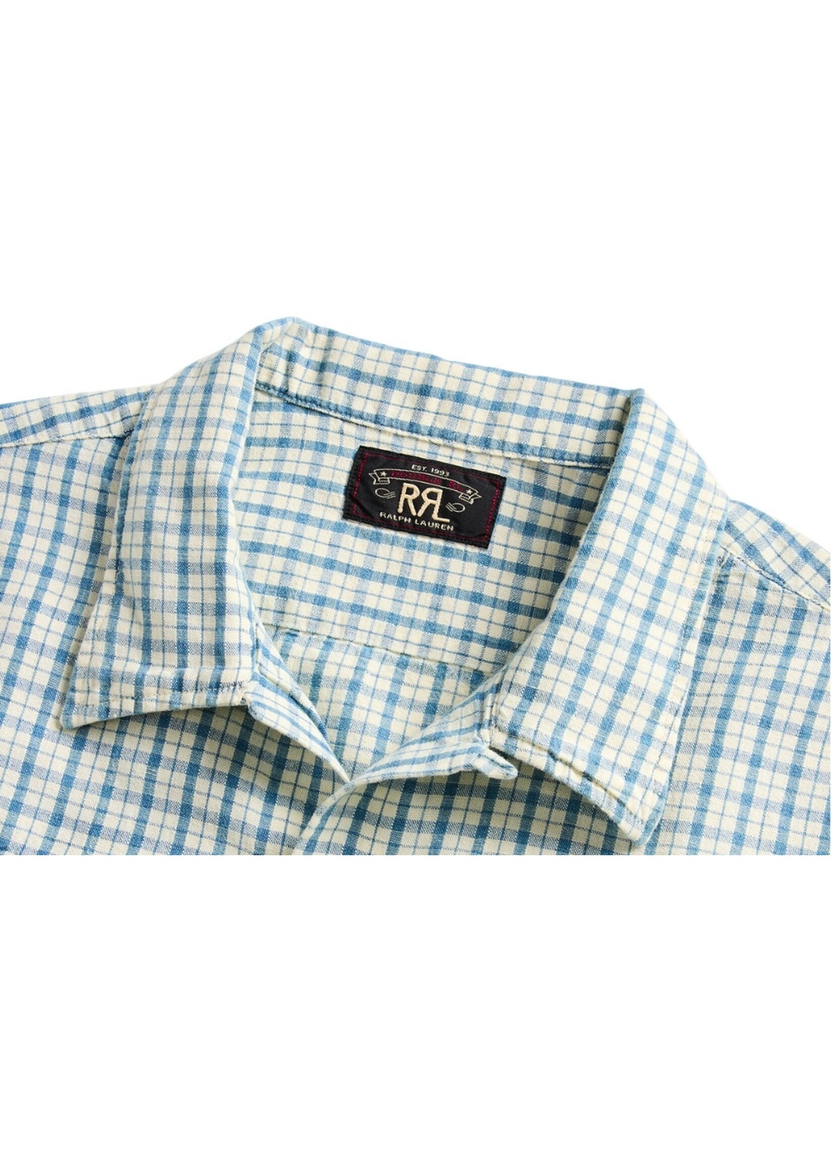 RRL SS CO/LI BLEND NWST CAMP SHIRT - TABOR