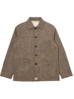 UNIVERSAL WORKS HARRIS TWEED PLAID BAKERS JACKET