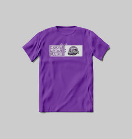 Women's Hockey Fights Cancer Purple T-Shirt