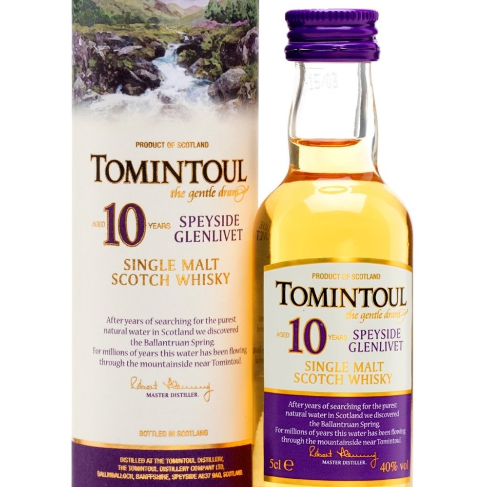Tomintoul 10 Year Malt Speyside Glenlivet 50ml
