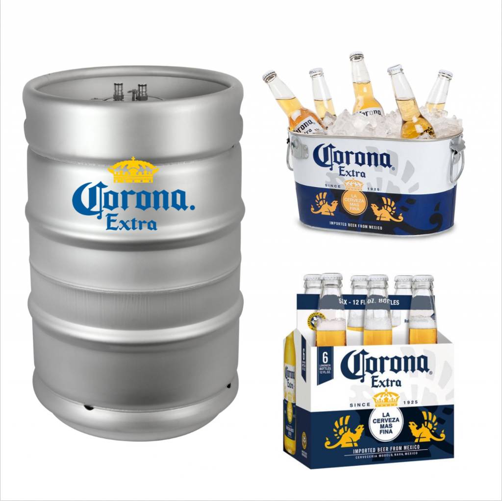 Buy Corona Extra (15.5 GAL) Beer Keg & Craft Beers Online
