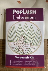 PopLush Embroidery Sasquatch Embroidery Kit