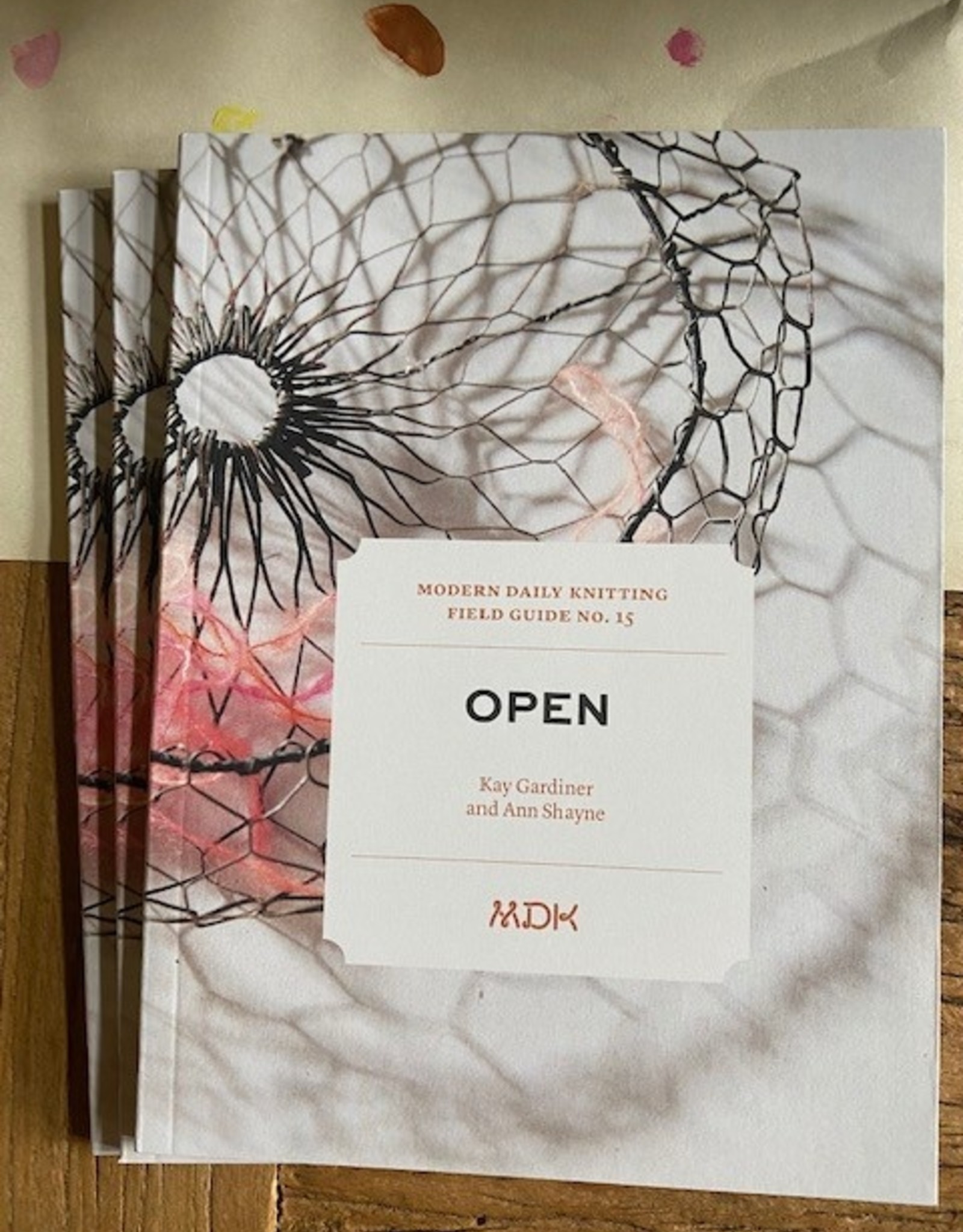 Modern Daily Knitting Field Guide No. 15 Open