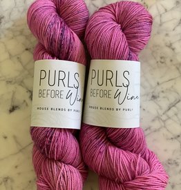 Purls Before Wine Sparkling Back to the Fuschia